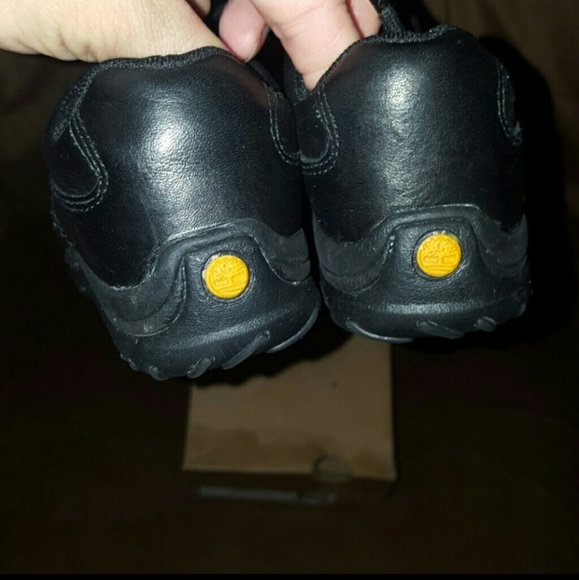 TIMBERLAND BOYS BLACK CARLSBAD DRESS SHOES NEW 6.5 - Picture 4 of 6